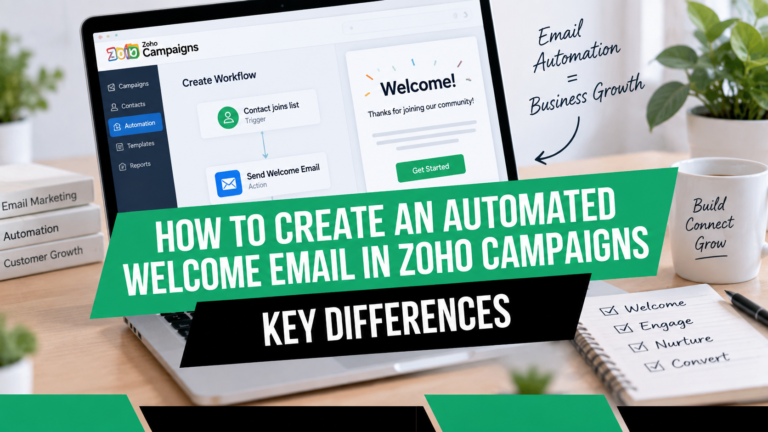 How to Create an Automated Welcome Email in Zoho Campaigns